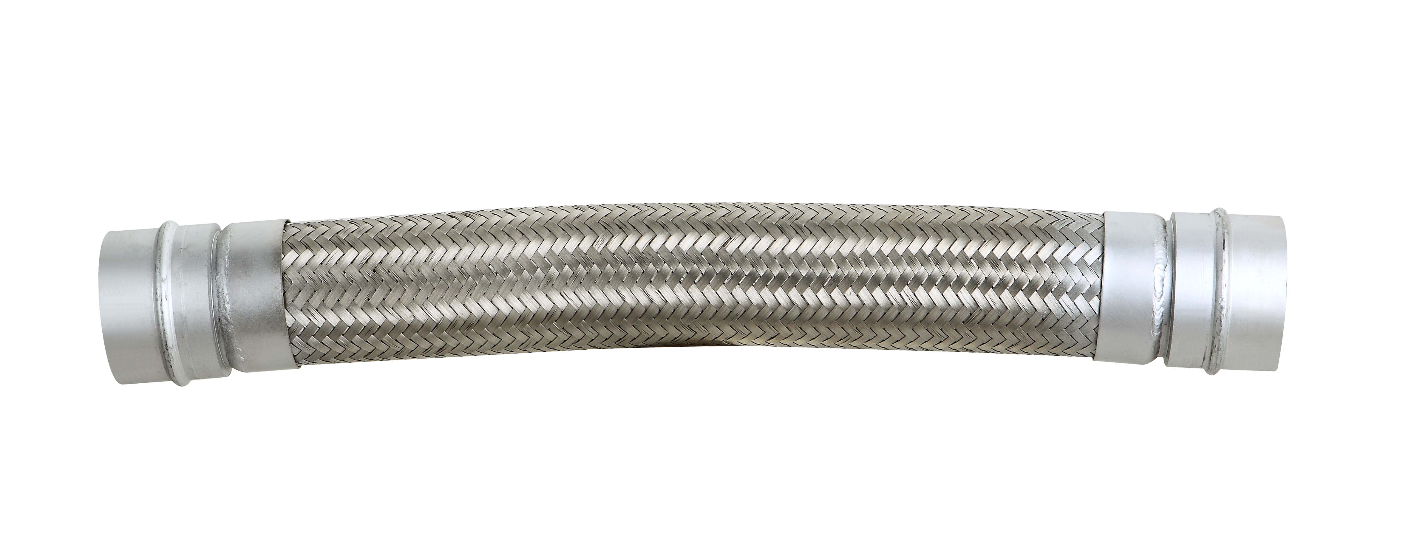 100 mm (4") Braided Metal Flex Hose (L=28") Air & Hydraulic Equipment