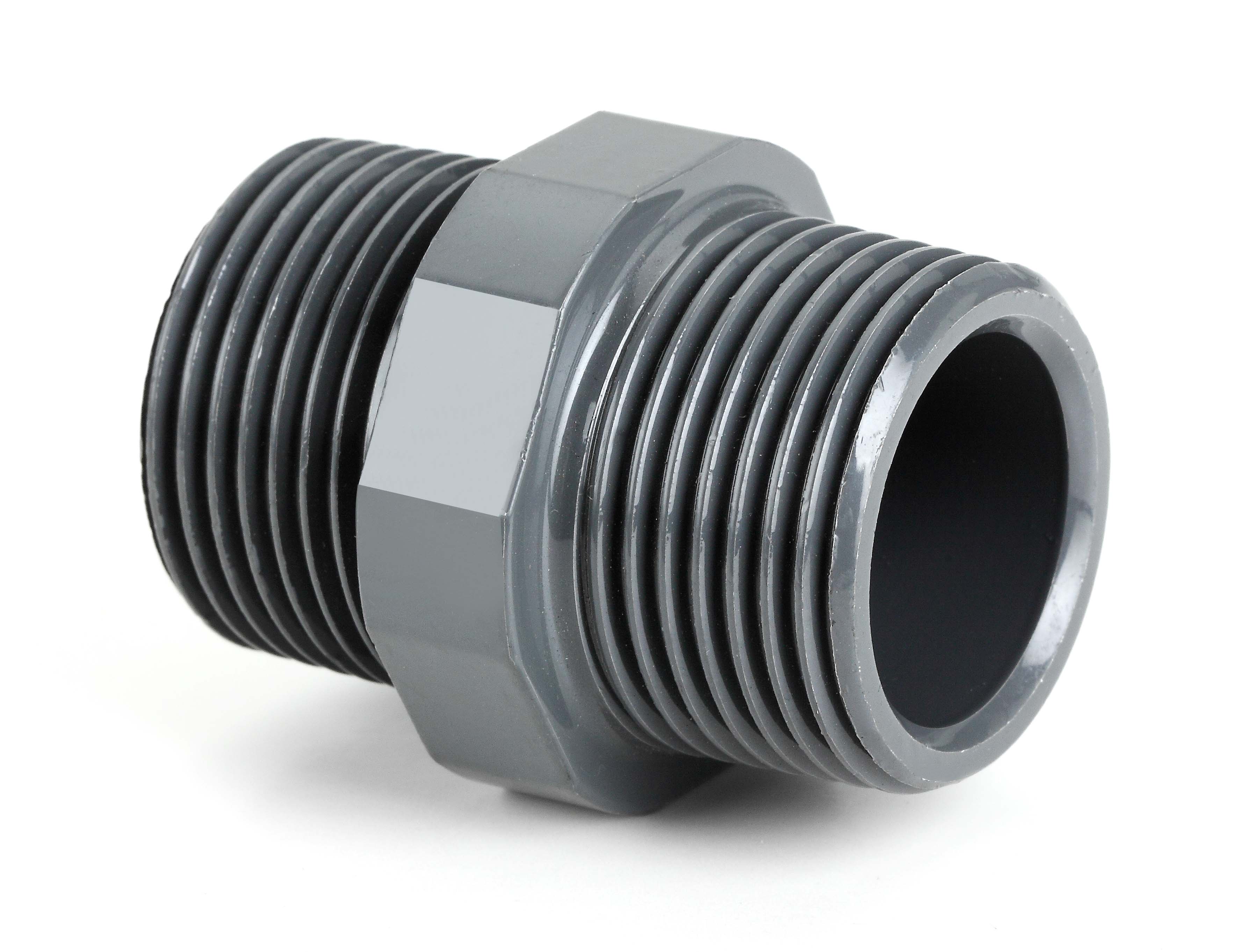 Aluminum Adapter 12 Male Npt To 12 Male Npt Air And Hydraulic