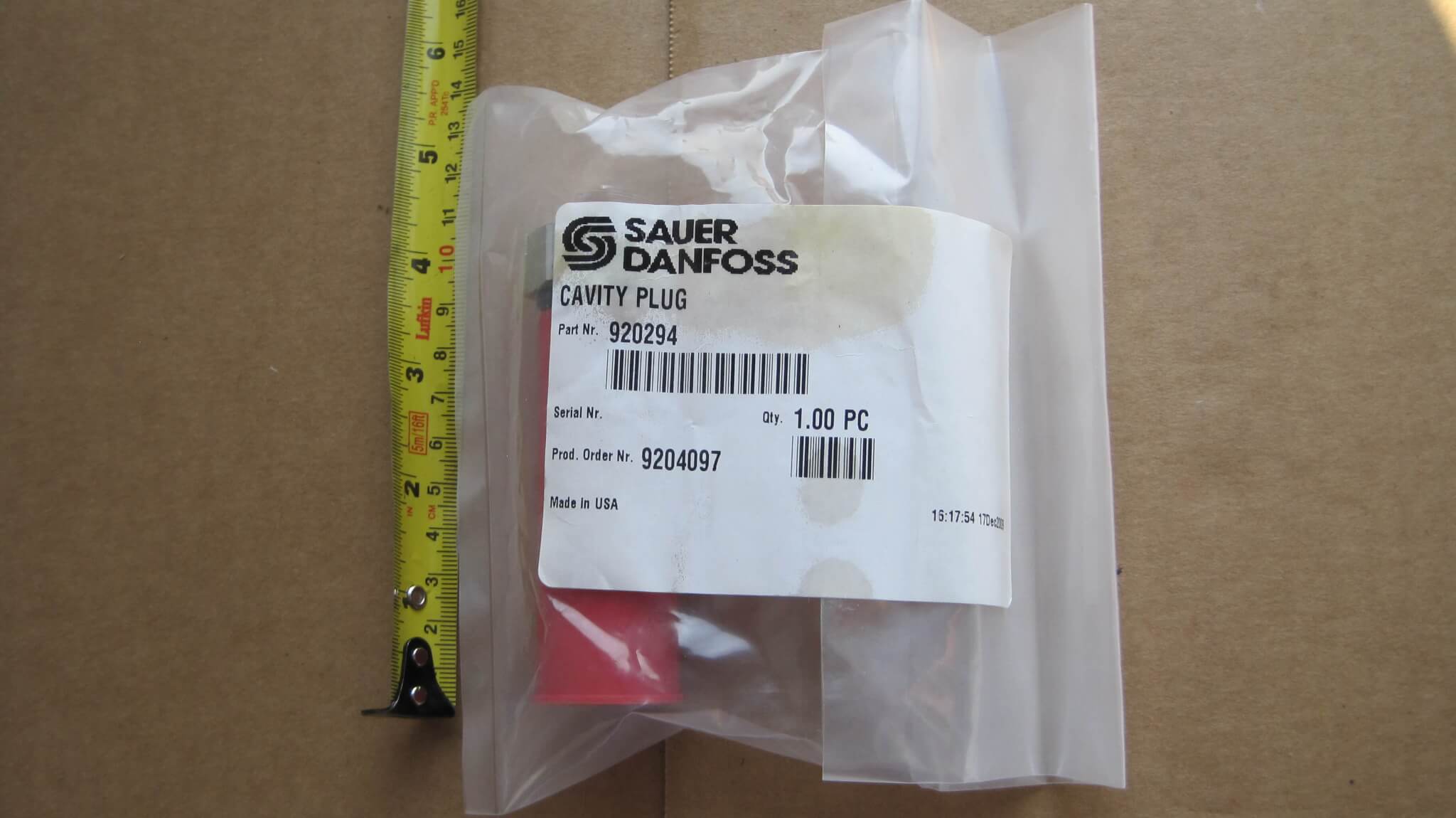CP12B3B 920294 CAVITY PLUG Air & Hydraulic Equipment,Inc.