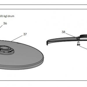 Lincoln Industrial 81412 DRUM COVER