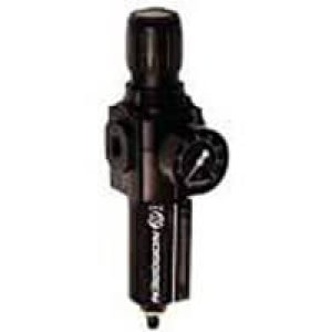 B74G-4AK-AD3-RMG Excelon B74G Series, filter/regulator, 1/2" PTF ports, relieving, 40 µm, auto drain, metal bowl with sight glass, with gauge