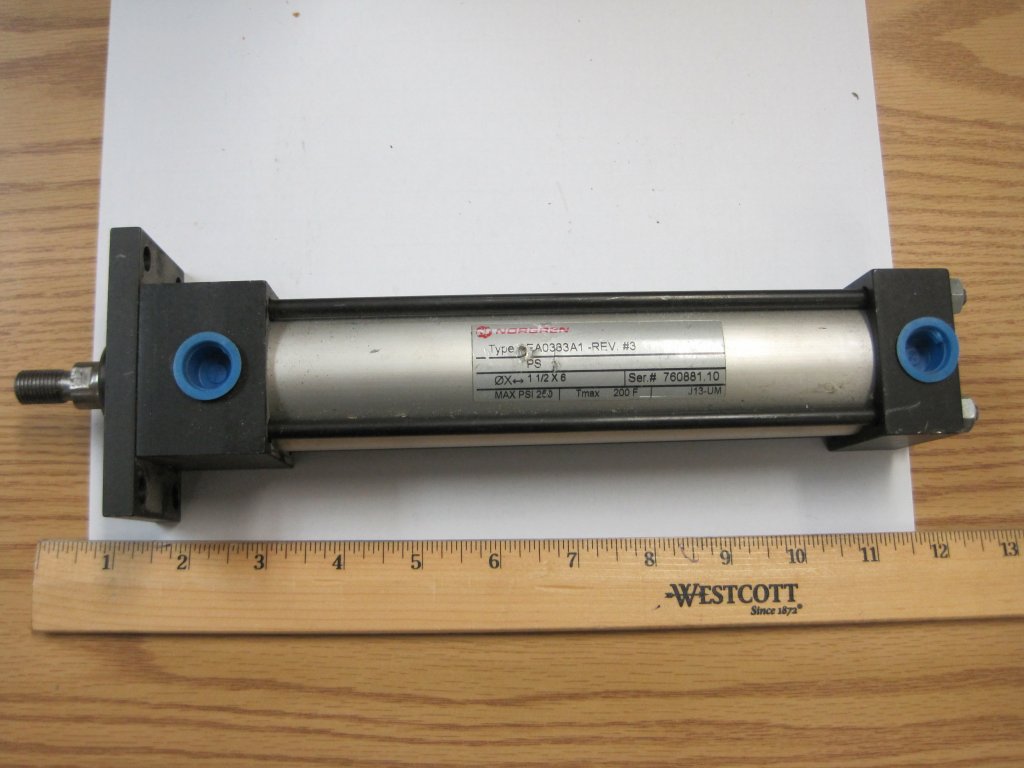 Norgren Air Cylinder A0133A2-REV#3    1-1/2 bore x 6 stroke 